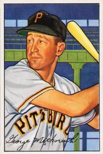 1987 Card Collectors 1952 Bowman Reprint #108 George Metkovich Front