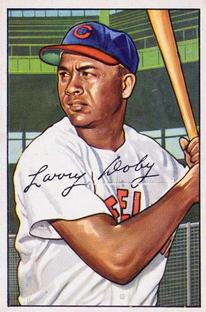 1987 Card Collectors 1952 Bowman Reprint #115 Larry Doby Front