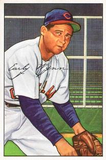 1987 Card Collectors 1952 Bowman Reprint #142 Early Wynn Front