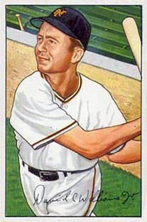 1987 Card Collectors 1952 Bowman Reprint #178 Dave Williams Front