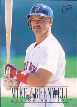 1996 Ultra #17 Mike Greenwell Front