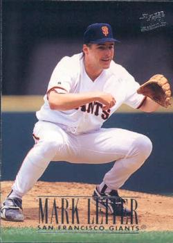1996 Ultra #295 Mark Leiter Front