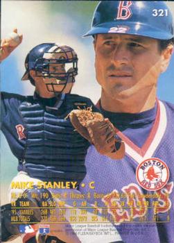 1996 Ultra #321 Mike Stanley Back