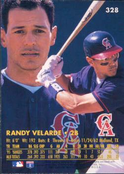 1996 Ultra #328 Randy Velarde Back