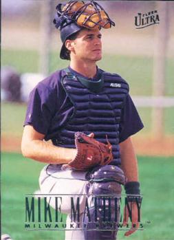 1996 Ultra #366 Mike Matheny Front
