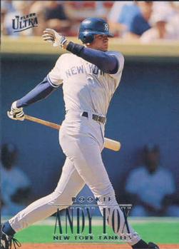 1996 Ultra #383 Andy Fox Front