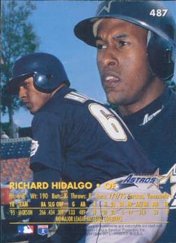 1996 Ultra #487 Richard Hidalgo Back