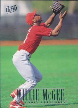1996 Ultra #551 Willie McGee Front