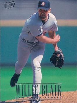 1996 Ultra #555 Willie Blair Front