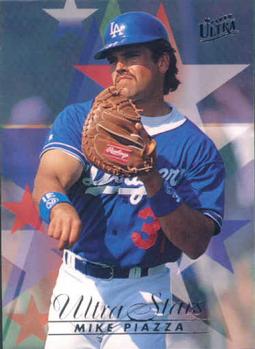 1996 Ultra #587 Mike Piazza Front