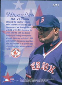 1996 Ultra #591 Mo Vaughn Back