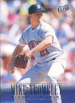 1996 Ultra #96 Mike Trombley Front