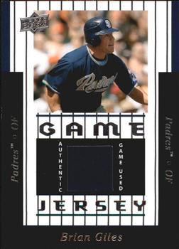 2008 Upper Deck - 1997 UD Game Jersey #97-BG Brian Giles Front