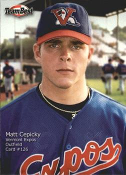2000 Team Best Rookies #126 Matt Cepicky Front