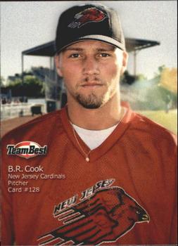 2000 Team Best Rookies #128 B.R. Cook Front
