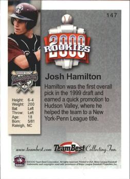 2000 Team Best Rookies #147 Josh Hamilton Back