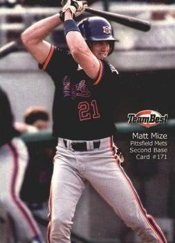 2000 Team Best Rookies #171 Matt Mize Front