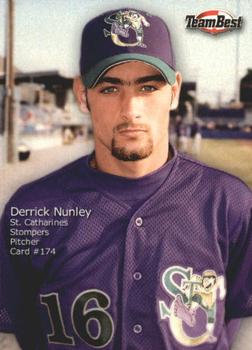 2000 Team Best Rookies #174 Derrick Nunley Front