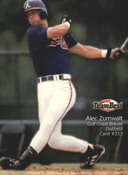 2000 Team Best Rookies #213 Alec Zumwalt Front