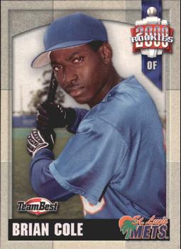 2000 Team Best Rookies #232 Brian Cole Front
