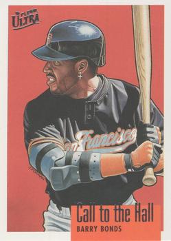 1996 Ultra - Call to the Hall #1 Barry Bonds Front