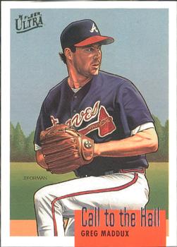1996 Ultra - Call to the Hall #5 Greg Maddux Front