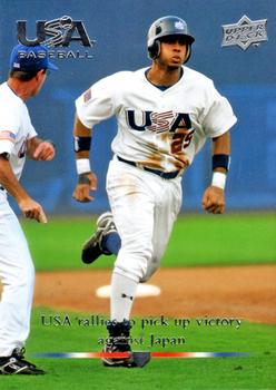 2008 Upper Deck - 2007 USA National Team Highlights #USAH-1 USA Rallies for Win Front