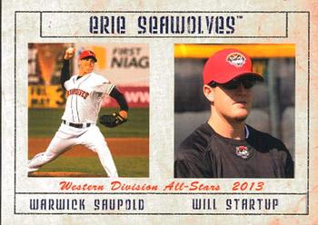 2013 Grandstand Eastern League All-Stars #13 Warwick Saupold / Will Startup Front