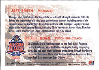 2013 Grandstand Eastern League All-Stars #15 Jeff Smith / Stu Cliburn Back