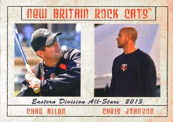 2013 Grandstand Eastern League All-Stars #16 Chad Allen / Chris Johnson Front