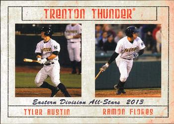 2013 Grandstand Eastern League All-Stars #23 Tyler Austin / Ramon Flores Front