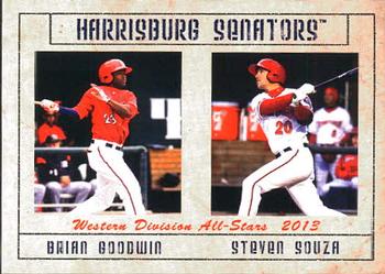 2013 Grandstand Eastern League All-Stars #2 Brian Goodwin / Steven Souza Front