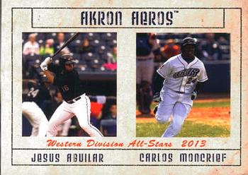 2013 Grandstand Eastern League All-Stars #6 Jesus Aguilar / Carlos Moncrief Front