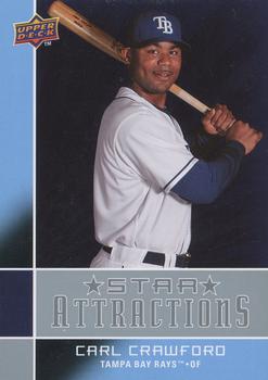 2008 Upper Deck - Star Attractions #SA-2 Carl Crawford Front