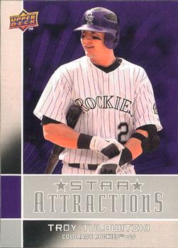 2008 Upper Deck - Star Attractions #SA-10 Troy Tulowitzki Front