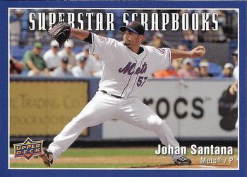 2008 Upper Deck - Superstar Scrapbooks #SS-8 Johan Santana Front