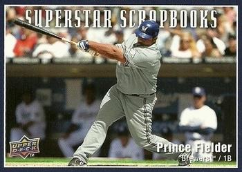 2008 Upper Deck - Superstar Scrapbooks #SS-12 Prince Fielder Front