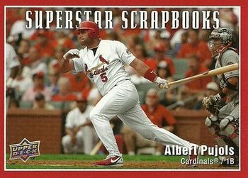 2008 Upper Deck - Superstar Scrapbooks #SS-1 Albert Pujols Front