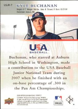 2008 Upper Deck - USA Junior National Team #USJR-7 Kyle Buchanan Back