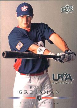 2008 Upper Deck - USA Junior National Team #USJR-14 Robbie Grossman Front