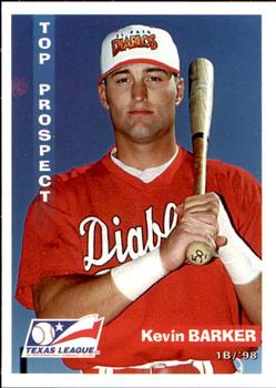 1998 Grandstand Texas League Top Prospects #NNO Kevin Barker Front