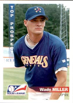 1998 Grandstand Texas League Top Prospects #NNO Wade Miller Front