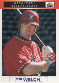 1999 Blueline Scranton/Wilkes-Barre Red Barons #30 Mike Welch Front