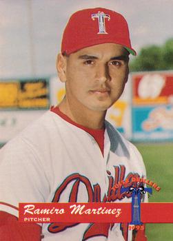 1995 Tulsa Drillers #13 Ramiro Martinez Front