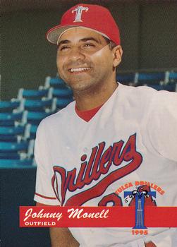 1995 Tulsa Drillers #15 Johnny Monell Front
