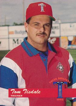 1995 Tulsa Drillers #25 Tom Tisdale Front
