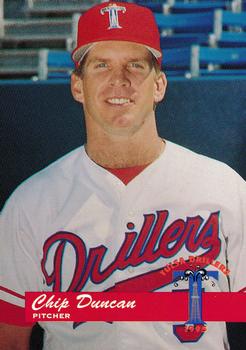 1995 Tulsa Drillers #6 Chip Duncan Front