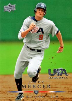 2008 Upper Deck - USA National Team #USA-10 Jordy Mercer Front