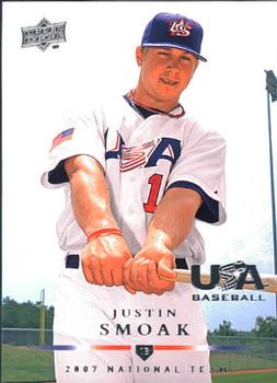 2008 Upper Deck - USA National Team #USA-12 Justin Smoak Front