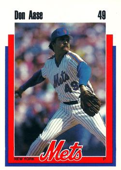 1989 Kahn's New York Mets #NNO Don Aase Front